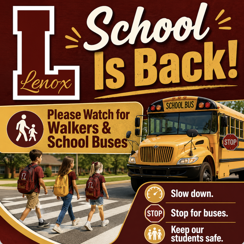 Reminder to watch for students with the new school year starting