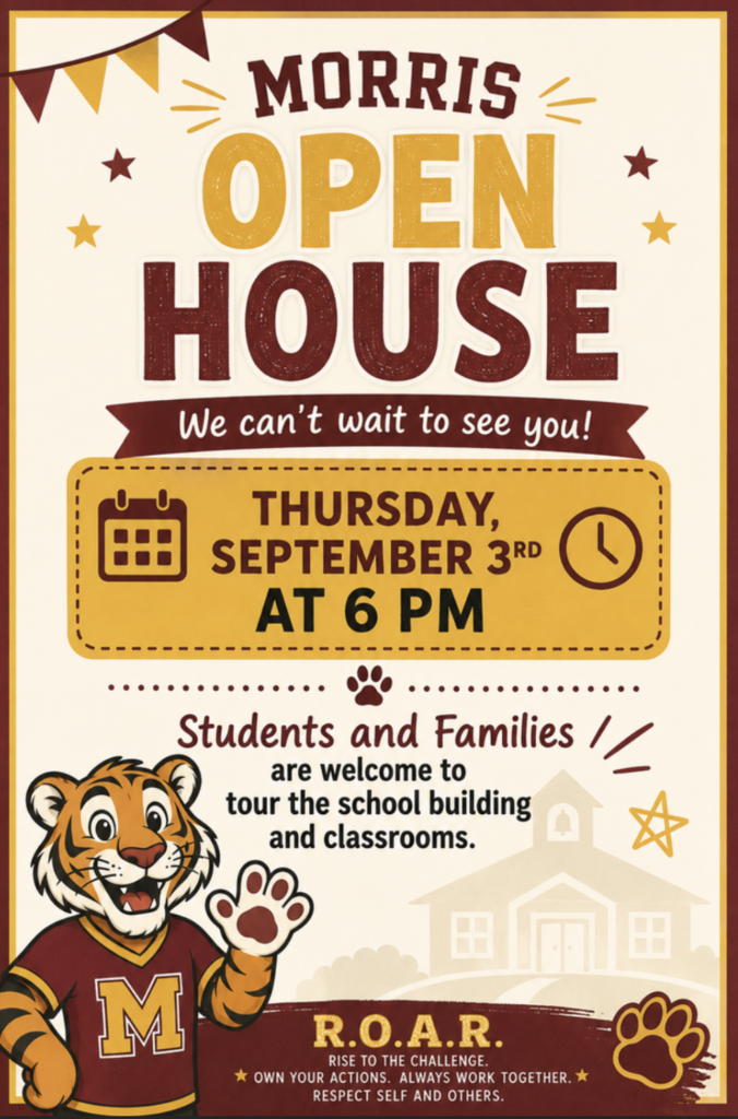 Morris School Open House Sept. 6, 2026