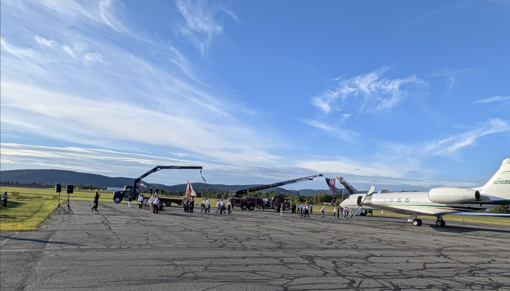 Returning Honor Flight Veterans