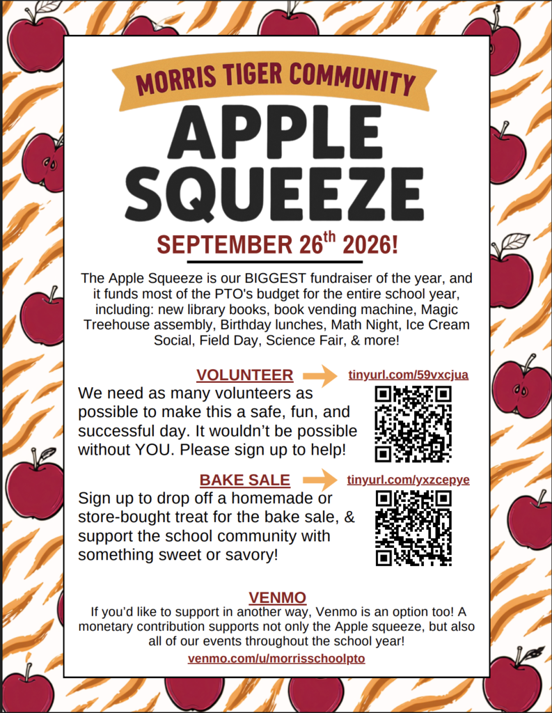 Apple Squeeze Baked Goods & Volunteers
