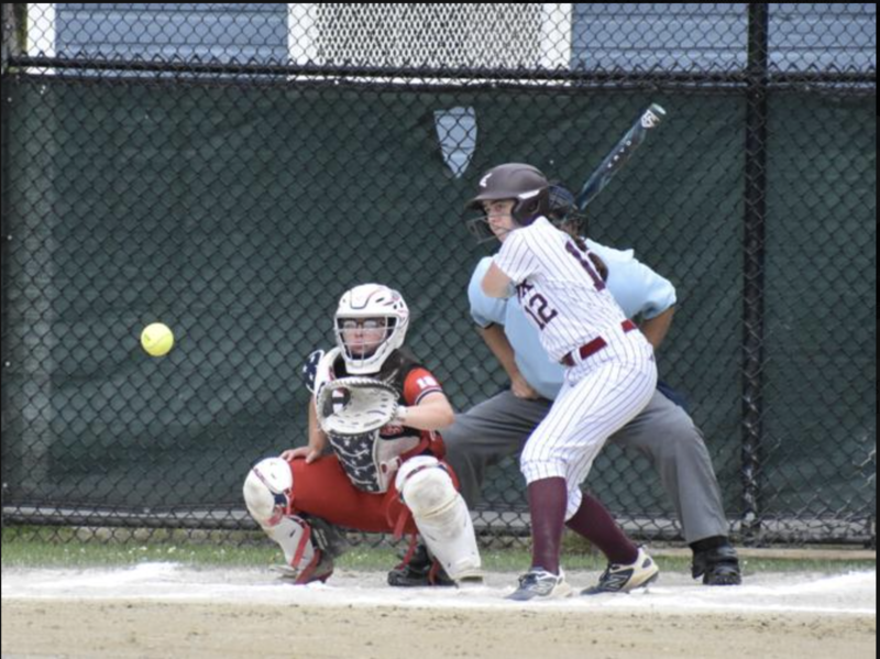 Lenox's Lexi Witherell hits a 2-run double to give Lenox all the scoring it would need to knock off Hoosac Valley. 