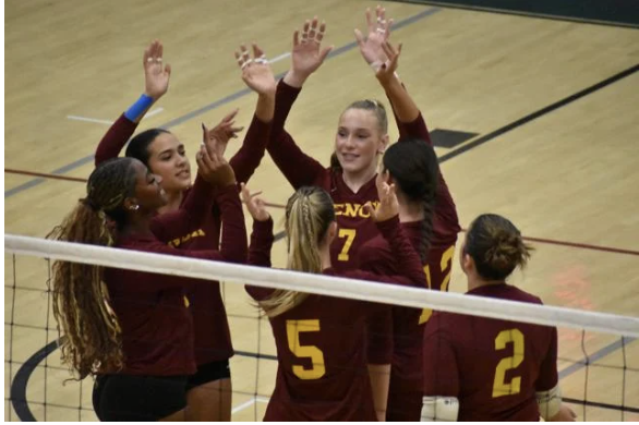 Lenox celebrates an ace from Brooklyn Rodriguez.