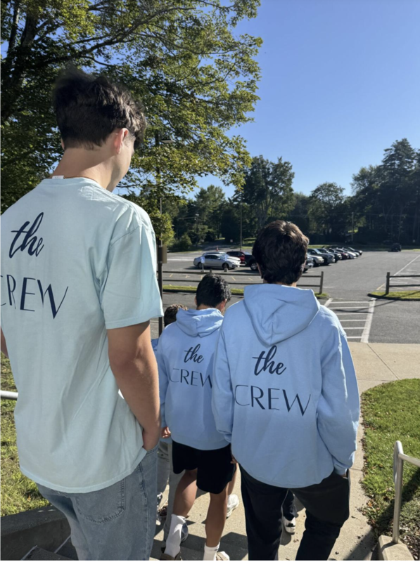 To launch the Lenox schools kindness initiative at the start of the school year, seniors in the Kindness Crew wore sweatshirts and T-shirts when the Lenox middle and high school opened.
