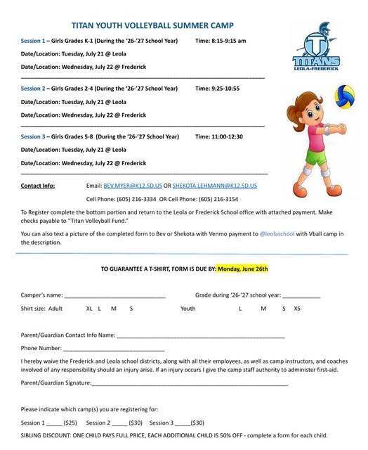 Volleyball Camp