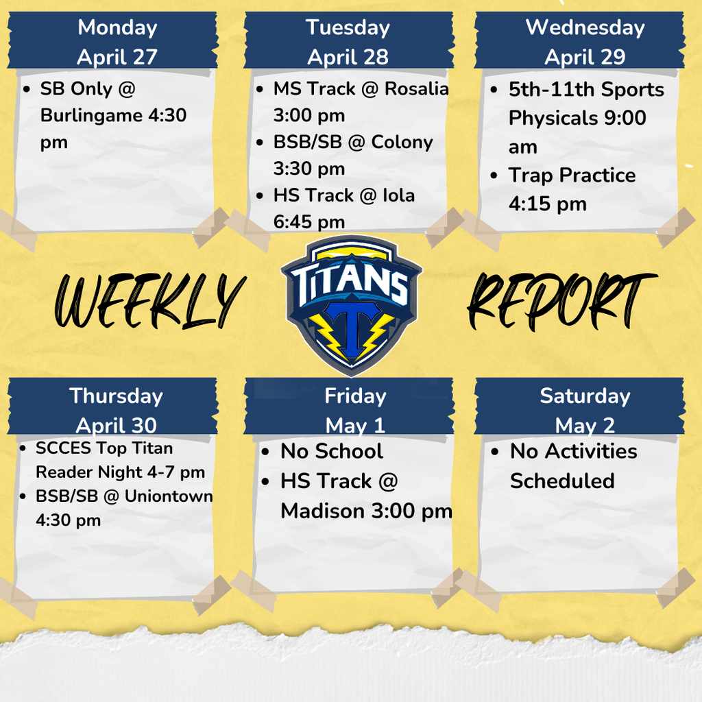 Weekly Report!