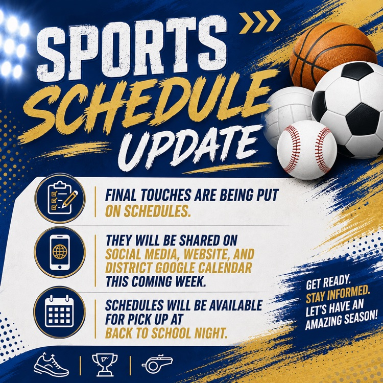 sports Schedule update