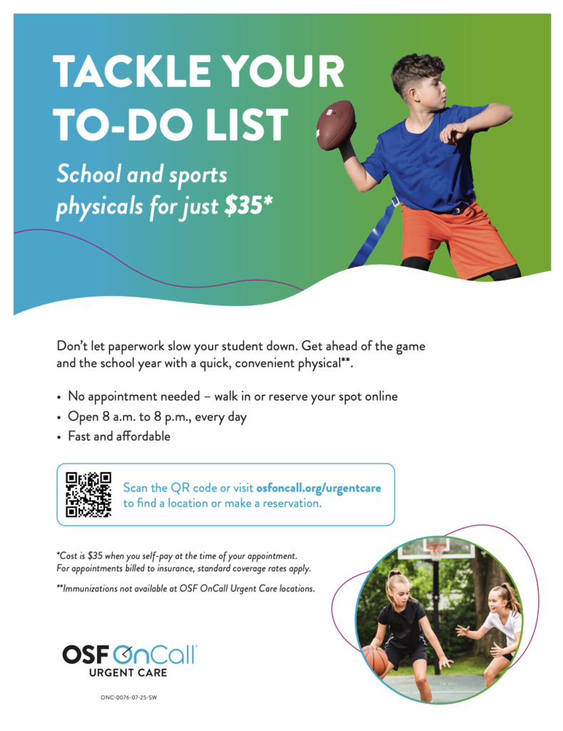 sports physicals