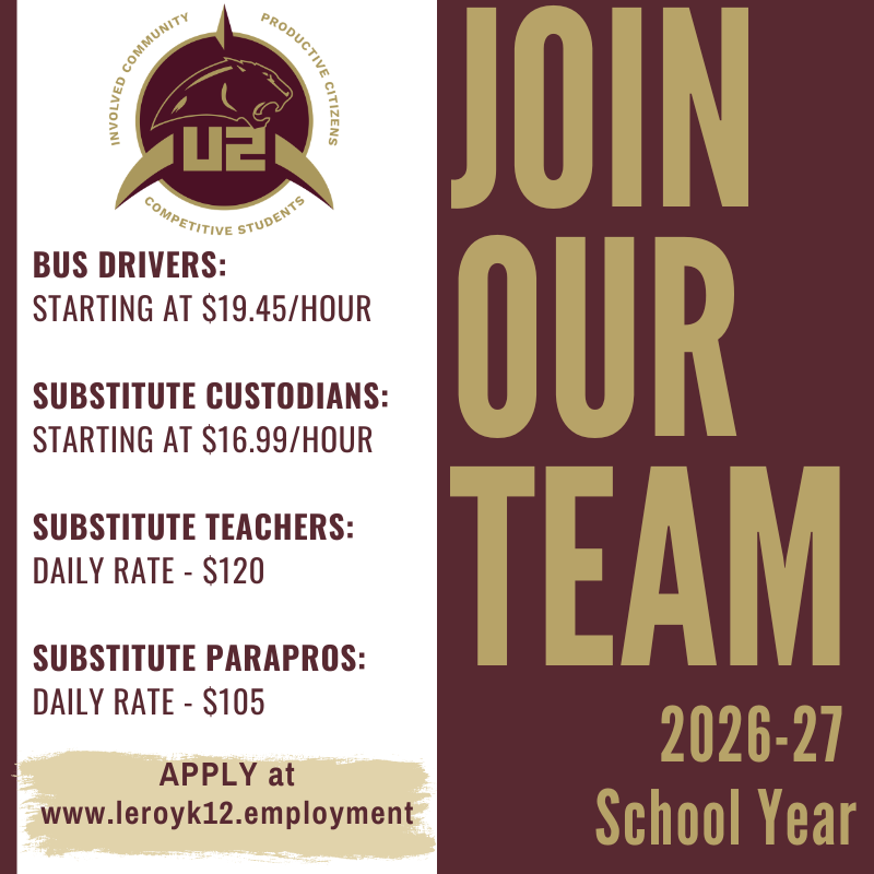 Hiring for 2026-27 School Year