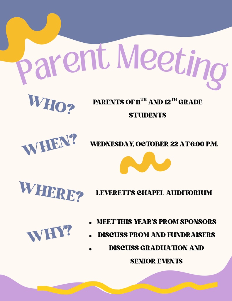 Parent Meeting Flyer