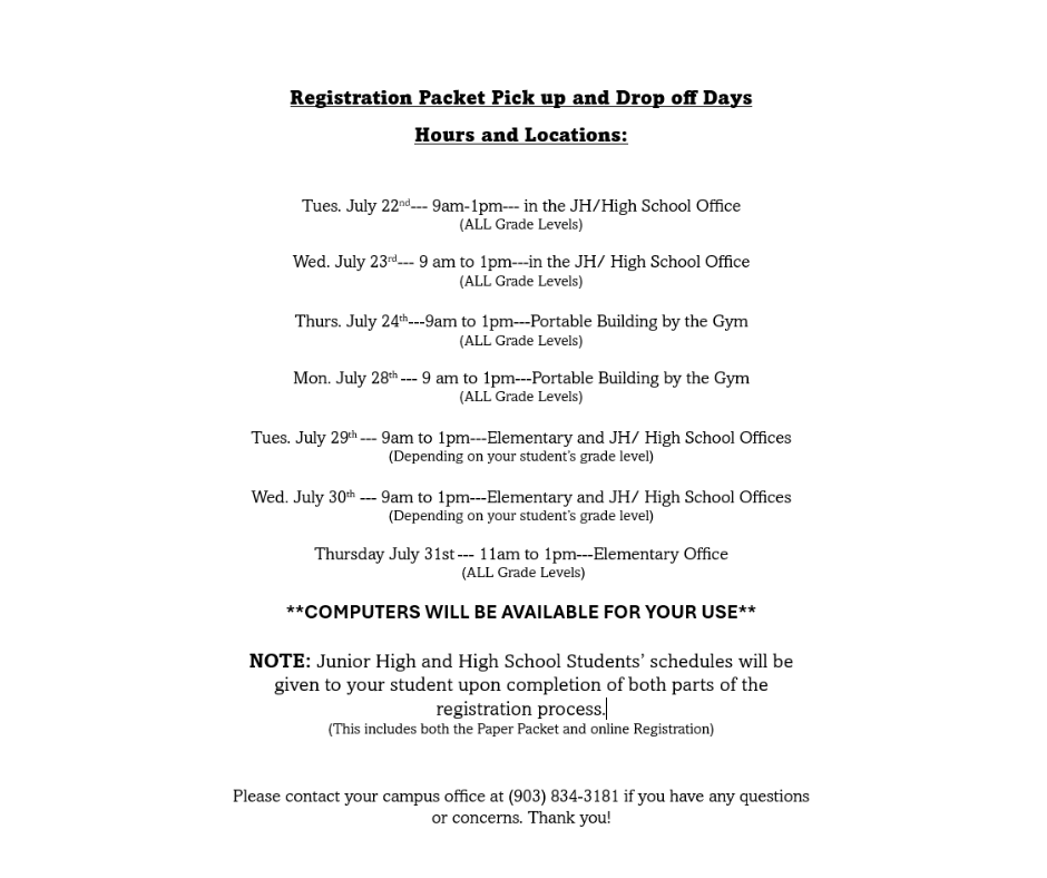 2025-26 Registration Information