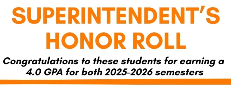Superintendent's Honor Roll
