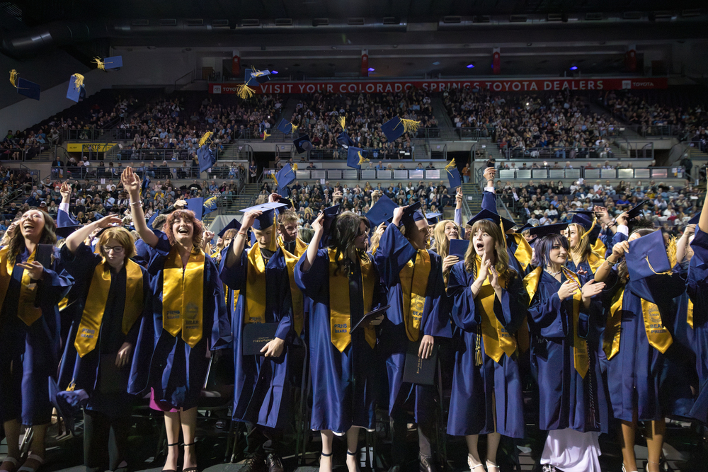PRHS grads throw their caps into the air
