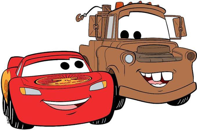 Cars images with red car and brown truck