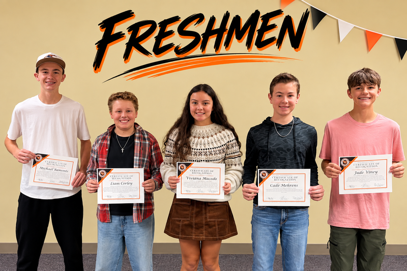 Freshmen awards winners
