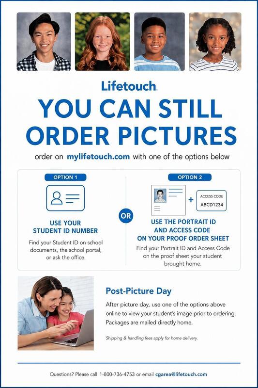 Lifetouch picture ordering information