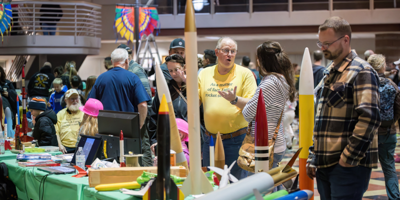Rockets at STEAM Night