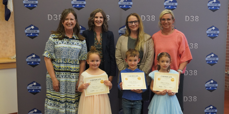 winning art students and their art teachers