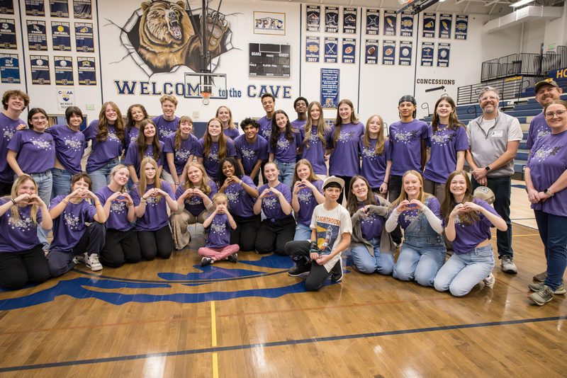 THe PRHS Stuco during the wish week assembly