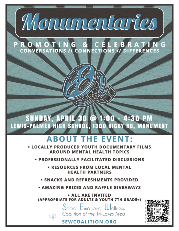 flyer advertising monumentaries event