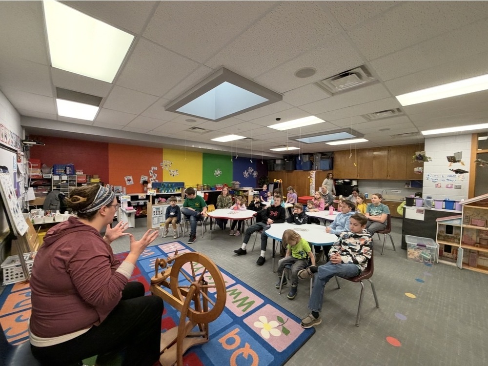 Miss Katie Spinning Wheel Demonstration