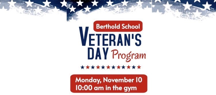 Veteran’s Day program flyer