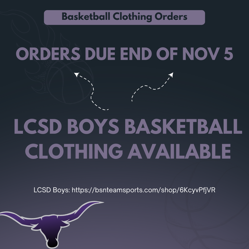 LCSD Boys Basketball Clothing Orders