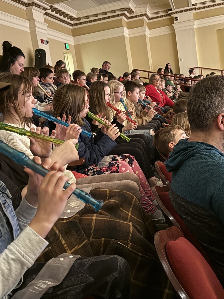4th Grade Playing Recorders