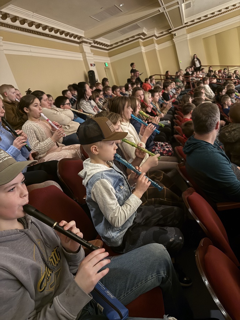 4th Grade Playing Recorders