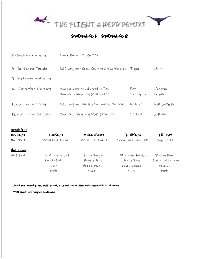 The Flight & Herd Report