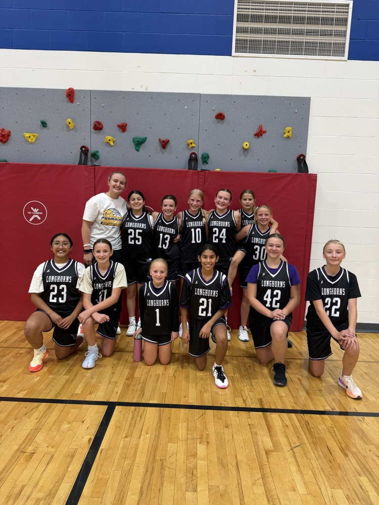 First ever Longhorn girls basketball win!!