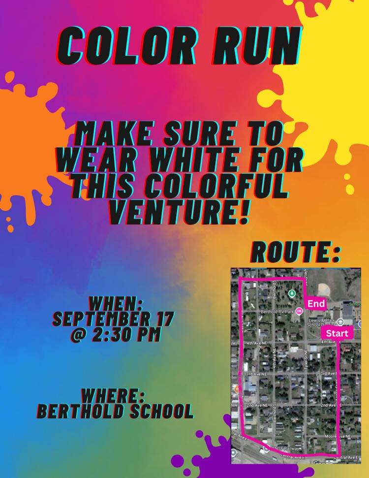 color run information