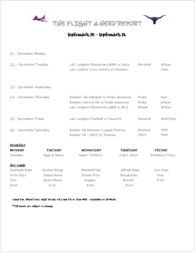 The Flight & Herd Report