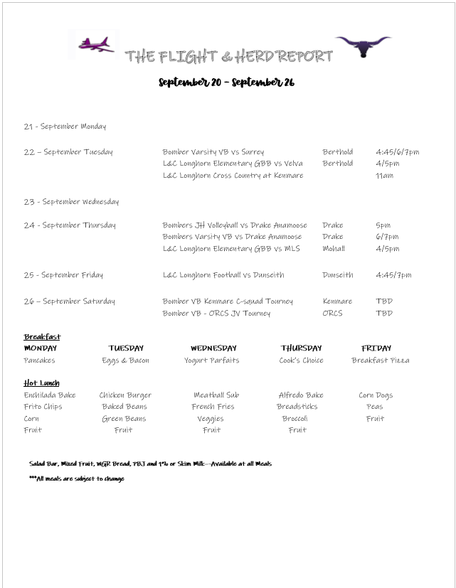 The Flight & Herd Report