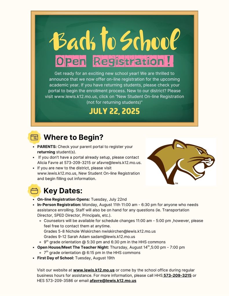 On-line Registration Information