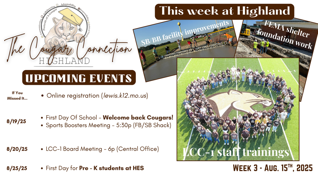 Cougar Connection - Wk 3 (8/15/25)