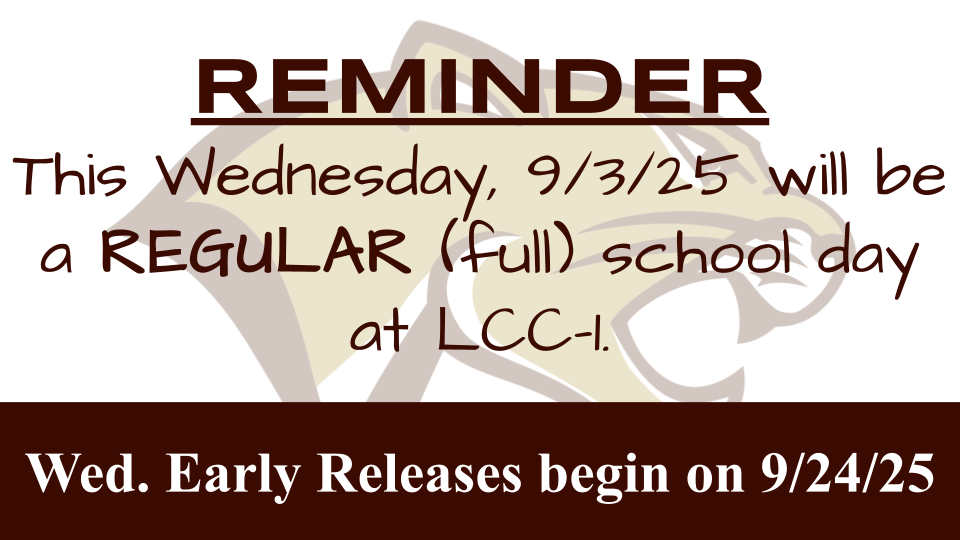 9/3/25 - Regular School Day