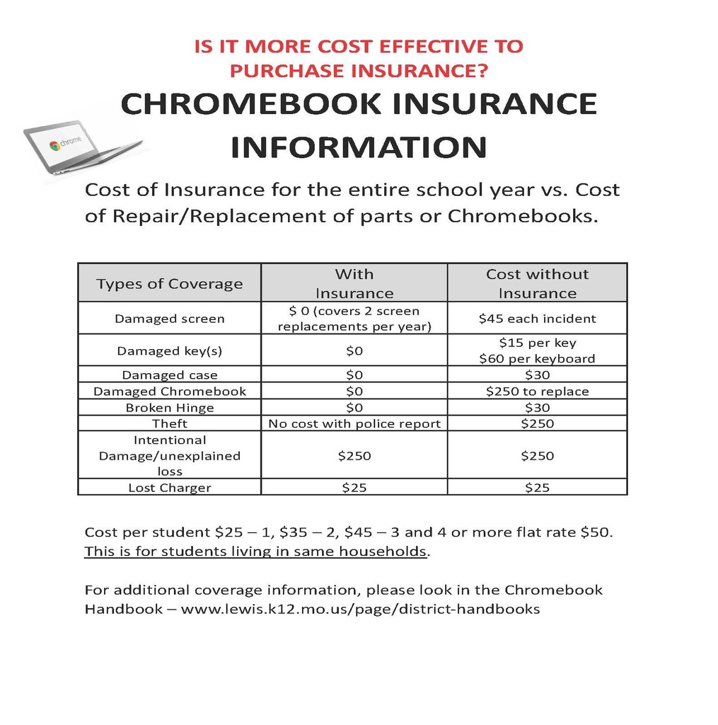 Chromebook Insurance Information