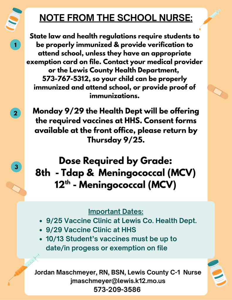 Vaccine info