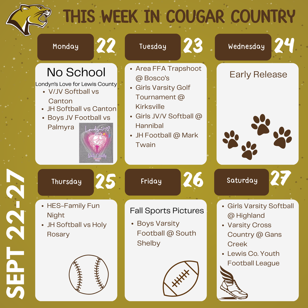 This Week @ LCC-1 - 9/22-26/25