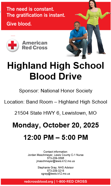 2025 HHS Blood Drive