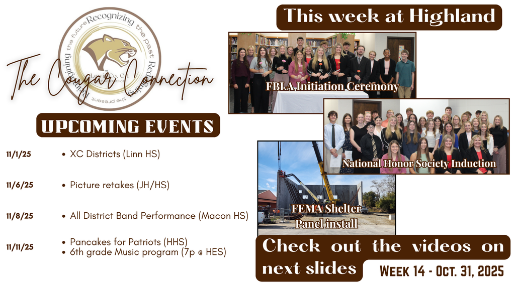 Cougar Connection - Wk 14 (10/31/25)