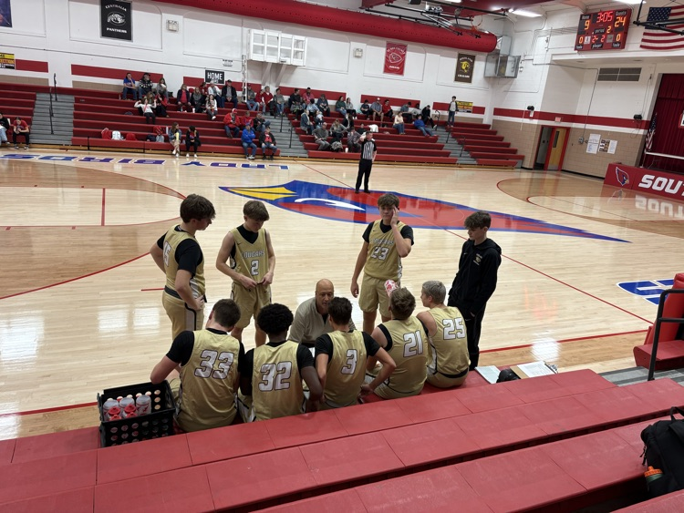 Coach Jarvis with JV Boys