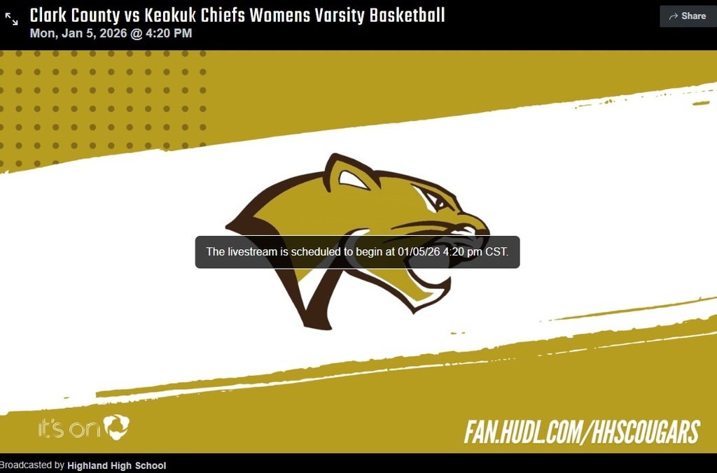 Image of HUDL Streaming Website after clicking on the link provided in the post.