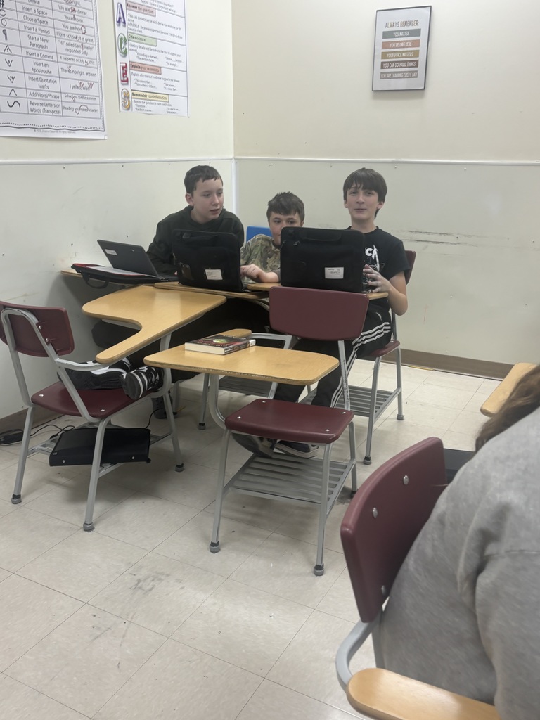 Students working on their computers