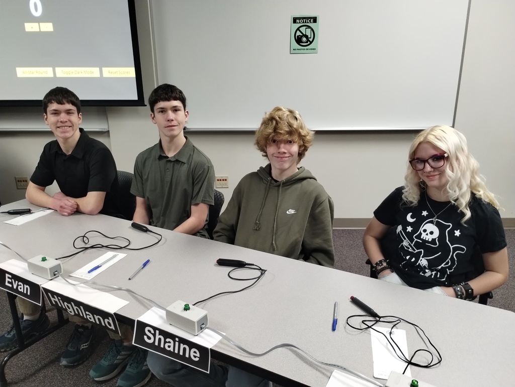 highland Team preparing for WGEM Academic challenge