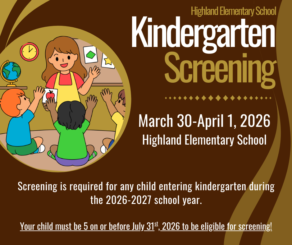 Kindergarten Screening Information