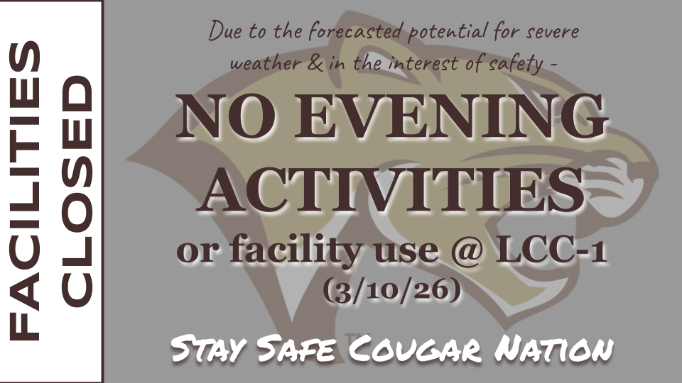 Facilities closed due to threat of severe weather