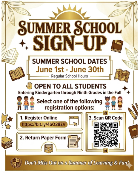Summer school registration information