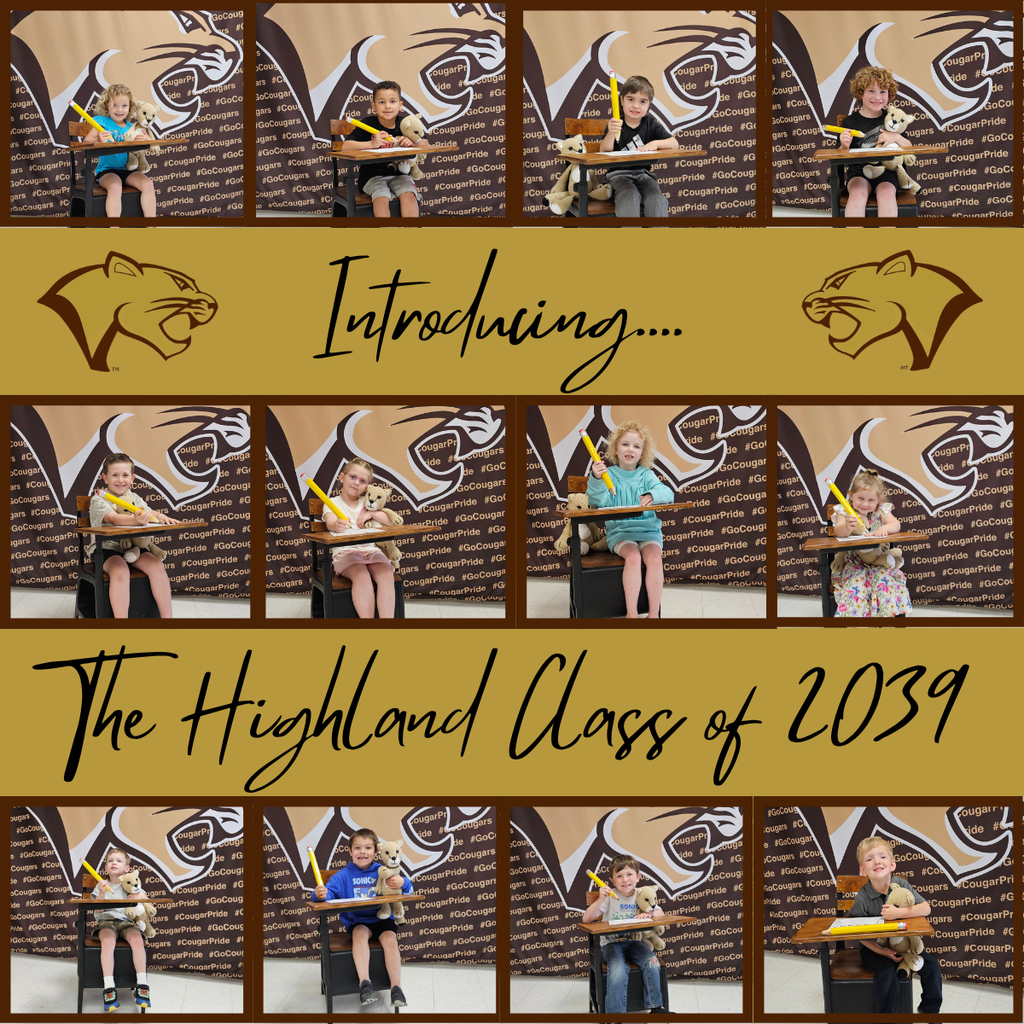 Celebrating our new Cougar Kindergarteners