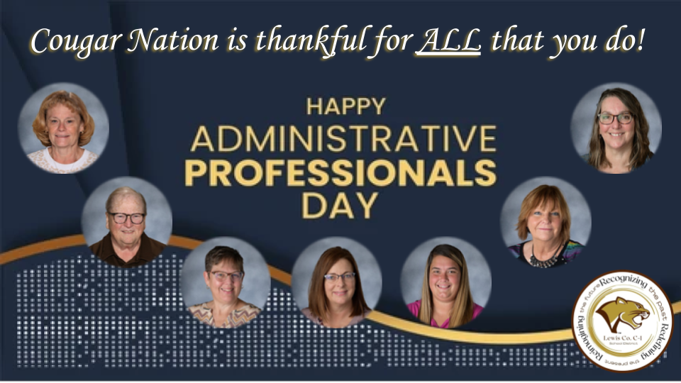 image showing Administrative Professionals day at LCC-1 with pictures of our AP team